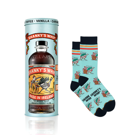 Shanky's Whip 750ml Gift With Tin and Pair of Socks